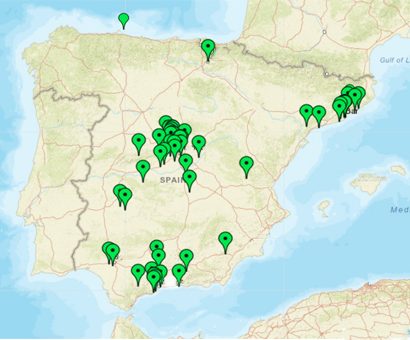 Buscar en mapa residencias de ancianos